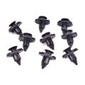 100Pcs 8mm Plastic Rivet Fastener Mud Flaps Bumper Fender Push Clips For Nissan Fugar. 
