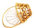 Cane Fruit Basket Handmade Reed Storage Round Basket, Home Decoration Small Size. 
