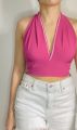 Women's Halter Crop Top. 