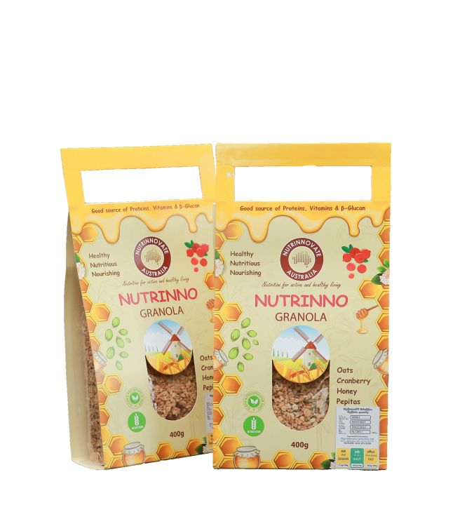 Nutrinno Oats Cranberry and Honey Granola 400g