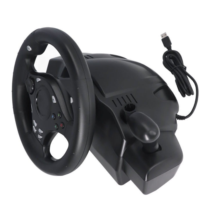 7 In 1 Game Steering Wheel 270 Degrees Rotation Self Adjusting Multifunction