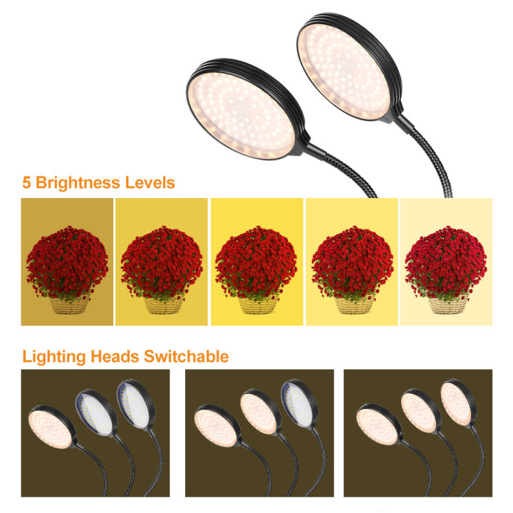 USB%20Plant%20Grow%20Light%20312%20LEDs%20Sunlight%20Full%20Spectrum%20Adjustable%20Desktop%20Clamp%20Growing%20Lamp%20for%20Indoor%20Plants%205%20Dimmable%20Levels%204/8/12H%20Timer%20-%20Image%207