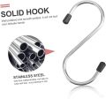 RUBBER END S HOOKS Large Stainless Steel Storage Loop Hangers HEAVY DUTY. 