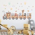 Nordic Cartoon Animals Wall Stickers for Children Kids Rooms Girls Boys Baby Room Decoration Wallpaper Elephant Panda Giraffe. 
