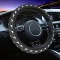 Dachshund Wiener Dog Car Steering Wheel Cover 37-38 Anti-Slip Dog Pets Car-Styling Car Accessories. 
