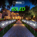 1pcs LED Solar Fireworks Light Outdoor Ground Insertion Courtyard Lantern Garden Lawn Atmosphere Light Full Sky Star Copper Wire Light. 