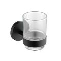 toothbrush holder Black Toothbrusher Holder Glass Cup Elegant Hotel Home Bathroom AccessoriesInspection Tools. 