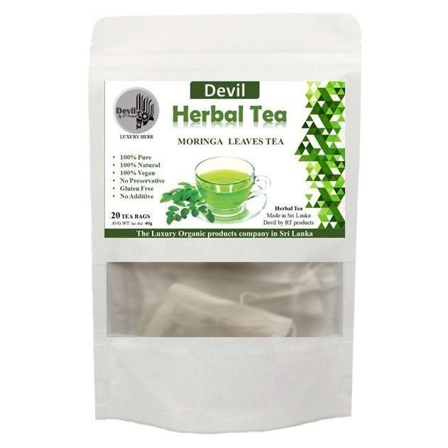 100% Organic Dehydrated Curry Leaves Tea (20 Tea bags)  Herbal Tea (Karapinchaa Tea)