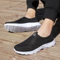 Foreign Trade Export plus Size Men's Shoes Summer New Mesh Breathable Sneakers Men's Mesh Shoes Shock Absorption Light Running Shoes. 