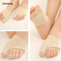 Sutuiying 2025 New Toe Splitter Foot Cover Separator Hallux Valgus Overlapping Toe Correction Legs Finger Protector Silicone Cover Cut Fabric Toe. 