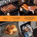 Cooling Rack and Baking Rack, Fits Quarter Sheet Pan, Stainless Steel, Wire Baking Cookie Bacon Racks for Oven 40X30cm. 