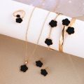 5 Pieces Set Necklace Female Fashion Women's Collar Chain Korean Style Necklaces for Girls Gifts. 