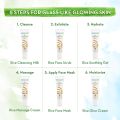 Mamaearth Rice Facial Kit With Rice Water & Niacinamide for Glass Skin - 60 g | Salon-Like Glowing Skin in 6 Easy Steps | Improves Skin Texture | Instant Glow | Suitable for all skin types SAM. 