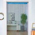 Window Door Curtain Beaded String Curtain Solid Color *2M Beaded Door Curtain Tassel Tassel Window Curtain Home Decor. 