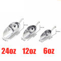 6oz/12oz/24oz Aluminum Ice Scoop Kitchen Food Candy Scoop Food Flour Candy Scoop For Bar Commercial Kitchen Tool. 