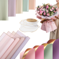 5psc/lot Bouquet Wrapping Paper Valentine's Day Wedding Rose Floral Wrapping Paper Birthday Party Favor Flower Wrapping Ribbons. 