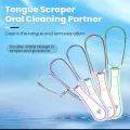 Tongue Cleaner Tongue Cleaning Scraper Reusable Tool Oral Care Hygiene Scraper Cleaning Multicolor Oral Tongue Brush Tongue Cleaners Adult Tongue Coating Cleaning Scraping Off Breath Tongue Cleaning Scraper Food Grade PP Material. 