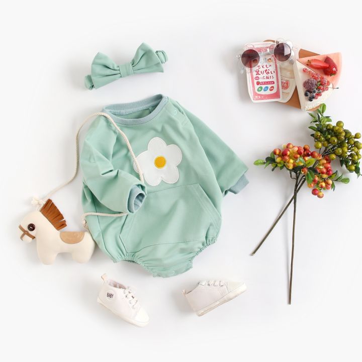Newborn%20Baby%20Clothes%20Cute%20Cotton%20Baby%20Girl%20Bodysuits%20Long%20Sleeve%20Floral%20Baby%20Girl%20Clothes%20With%20headband%20-%20Image%202
