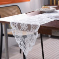 【ZOSR】 Exquisite Table Runner Beautifully Crafted Soft Touch Table Runner with Fringed Trim Perfect Home Accessory. 
