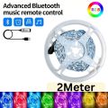 5M/3M/2M LED Strip Light RGB 5050 SMD Bluetooth APP Control Flexible Ribbon Strip Remote Control RGB Light. 