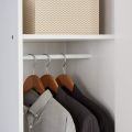 VTEC FURNITURE Modern Single Door Cloth Hanging Wardrobe. 
