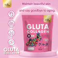 Manee Gluta Collagen Pink 30 Sachets Collagen Drink for Skin, Hair, and Nail Nourishment . Clear, radiant Skin, Strong Nails, and Healthy Hair. Nourishes White, Clear Skin: skin clarity and Brightness.Strengthens Nails,healthy hair growth Zero Fat & Sugar. 