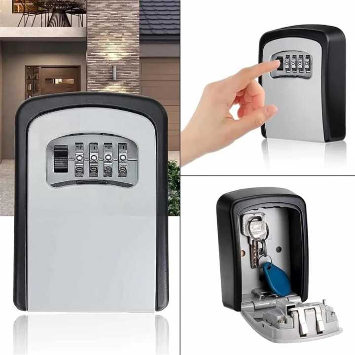 Key Safe Outdoor Storage Box with Code Password Security Lock | Daraz.lk
