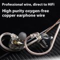 Fiio Jd10 Earphone Wired In Ear Hifi Sound Quality 3.7g Lightweight Design10mm Diaphragm Customized Style Music Game Headphones. 
