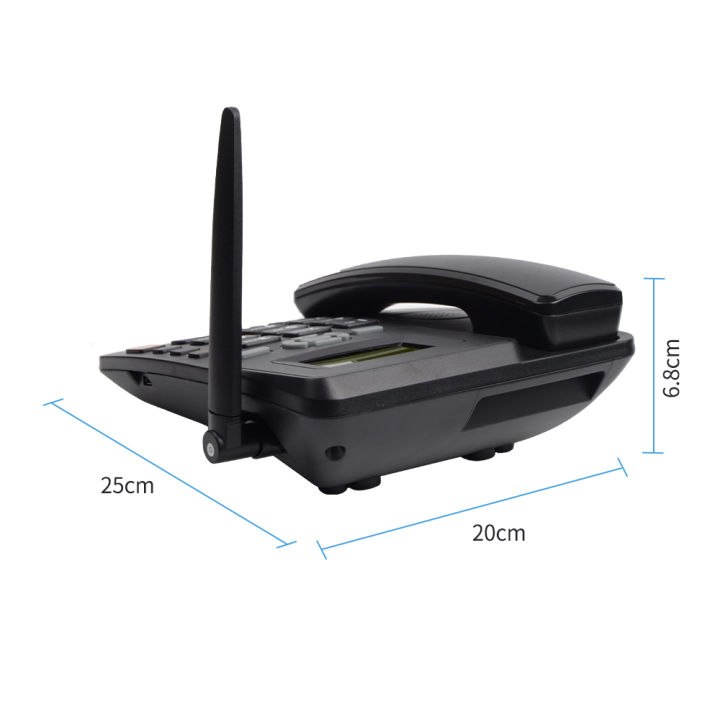 Cordless%20Phone%20Desktop%20Telephone%20Support%20GSM%20850/900/1800/1900MHZ%20Dual%20SI-M%20Card%202G%20Fixed%20Wireless%20Phone%20with%20Anten-na%20Radio%20Alarm%20Clock%20Funtion%20for%20House%20Home%20Call%20Center%20Office%20Company%20Hotel%20-%20Image%208