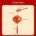 Auoyo Spring Festival Lantern Handheld Celebration Red Lantern Festival Atmosphere Decoration LED Light Chinese Red Lanterns Decorations New Year Lantern Hanging Lanterns. 