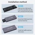 ACASIS USB C 3.2 12+16 PIN SSD Enclosure for MacBook Pro,MacBook Air, Mac Pro, iMac and Mac mini from 2013 to 2017 Enclosure with M.2 Nvme SSD adapter MAC3W. 