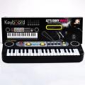 37 Key Small Electronic Keyboard Piano Musical Toy Mic Records for Children 3737 - Black. 