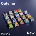 Outemu Switches Mechanical Keyboard Switch 3Pin Silent Clicky Linear Tactile Similar Holy Panda Switch Lube RGB Gaming MX Switch. 