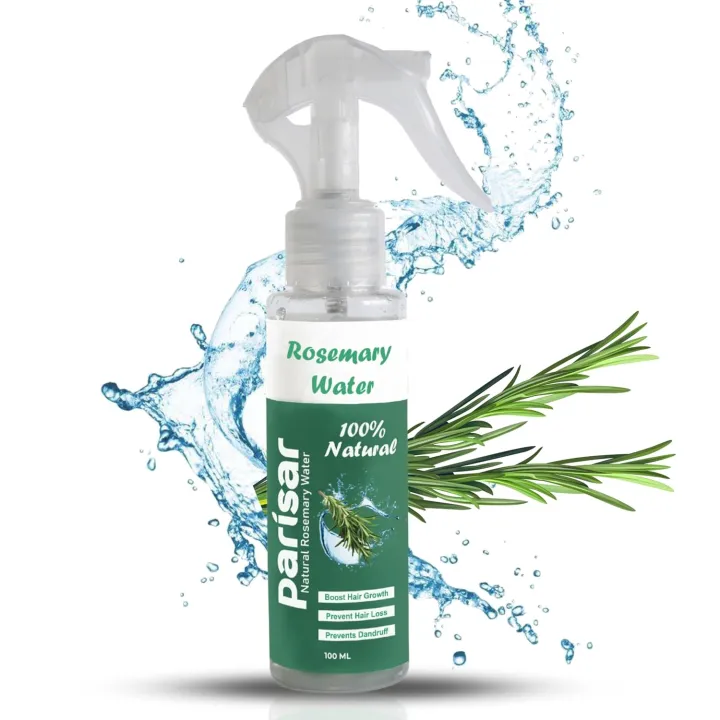 Parisar Rosemary Hair Spray Toner for Hair Growth | Rosemary Water Spray for Hair Growth | Helps Reduce Hair Fall | Strengthens Hair & Reduces Breakage | Promotes Thicker Hair & Healthy Follicles | Hair Spray for Men and Women| 100 ml (FROM INDIA)SAB