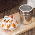 Stainless Steel Powder Sprinkler Kithen Powder Distributor with Dense Hole Cocoa Cinnamon Sugar Gauze Mesh Jar Seasoning Bottles. 