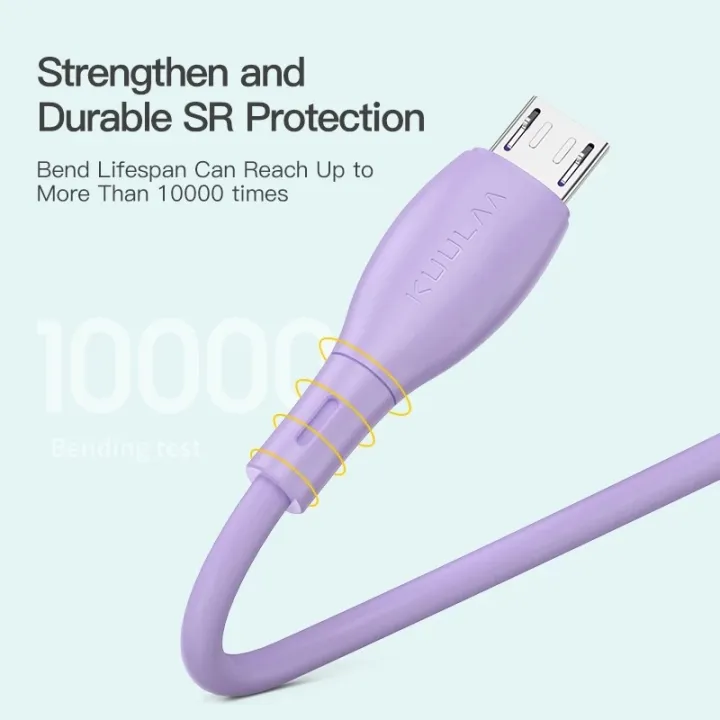 KUULAA%20Liquid%20Silicone%20Micro%20Cable%20USB%20Fast%20Charging%20For%20Samsung%20Xiaomi%20Huawei%20-%2050cm%20-%20Image%207