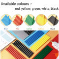 Multi Coloured Hot Melt Glue Gun Sticks 10Pcs. 