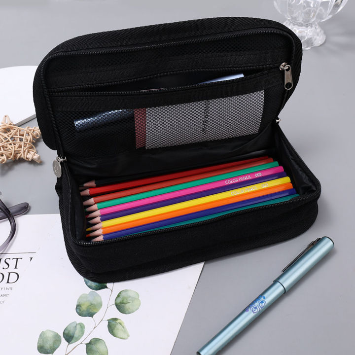 Stationery%20Bag%20Checkerboard%20Lattice%20Pencil%20Bag%20Cute%20Large%20Capacity%20Pencil%20Case%20Canvas%20Pencil%20Bag%20Office%20Students%20Kids%20Supplies%201Pcs%20-%20Image%204