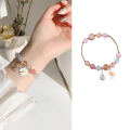 New 2025 Lovely Daily Beaded Bracelet Charm Girls Cute Ins🌼. 