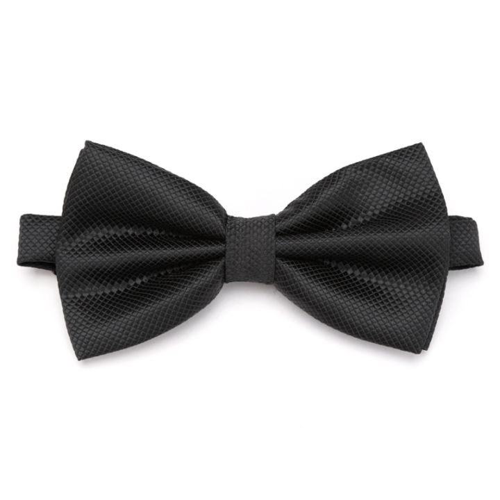 【NEW】 Men Adult Bowtie Solid Color Classic Fashion Wedding Party Formal Satin Gift Plaids Multicolor Adjust Neck Bow Tie