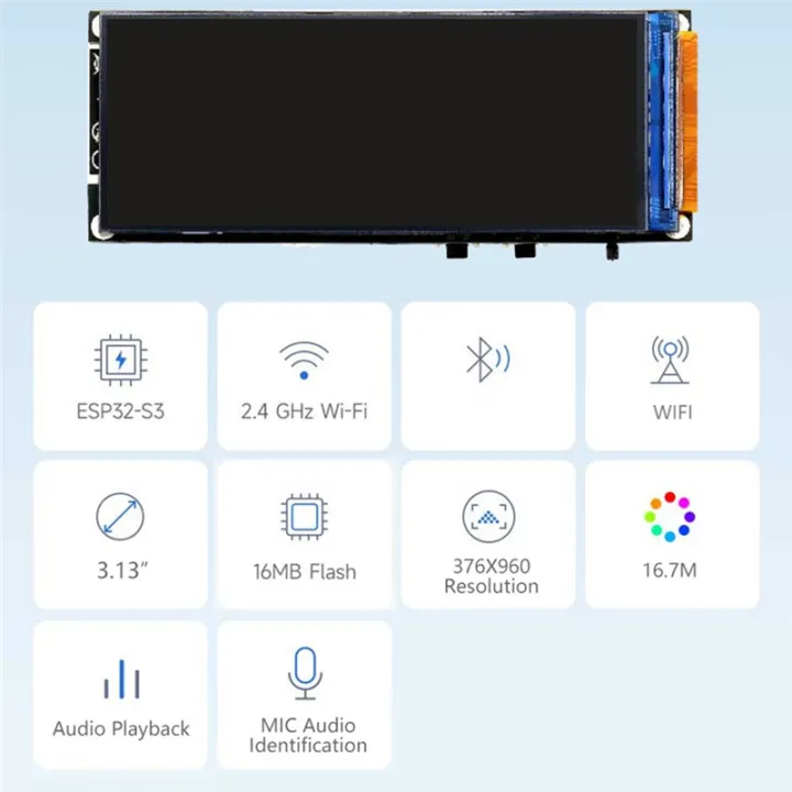 ESP32-S3%20Development%20Board%203.13-Inch%20Color%20LCD%20AI%20Chat%20Robot%20&Bluetooth%20376x960%2016.7M%20-%20Image%205