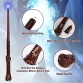 Kid Toys Party Accessory Cosplay Potter Sound Cosplay Props Stage Tricks Glowing Wands Toy Wand Light Up Wands Wizard Stick. 