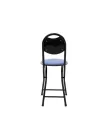 Cushion Seat Metal Stackable Folding Chair. 