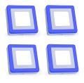 (18+6) 18 Watt LED Side Blue (6W) and White (18W) Square Surface Panel Light Ceiling (Double Color). 