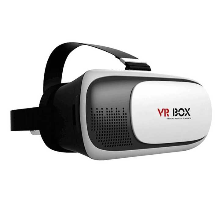 VR BOX 2.0 Version Virtual Reality 3D Glasses as your private 3D Cinema White