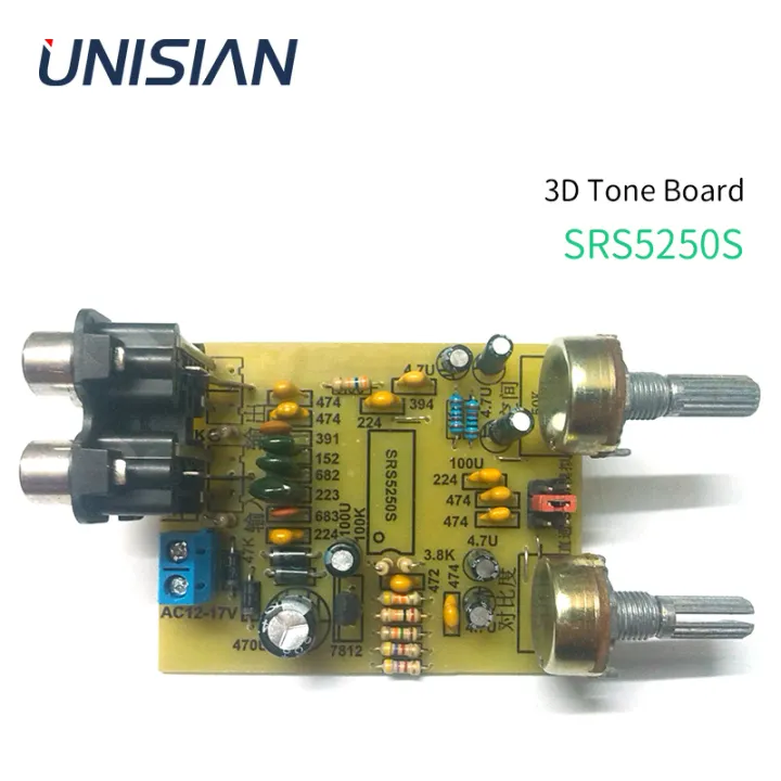 Unisian%20Srs525s%20Tone%20Board%203d%20Sound%20Effect%20Srs%20Audio%20Processor%20For%20Diy%20Car%20Home%20Amplifier%20-%20Image%204