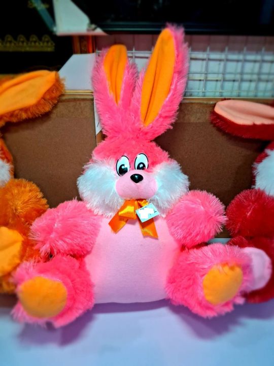 Red Colour Rabbit Teddy Rabbit Bunny Teddy 0.8 Feet - High Quality Bunny Teddy - Cute Teds ...