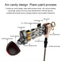 Dual Driver QKZ CK8 3.5mm Earphone In-Ear Stereo Bass Earbuds Handfree Headset HIFI Sport Running Earphones For Smartphones. 