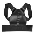 Magnetic Posture Corrector Corset Women Men Back Support Brace Straightening Orthopedic Black White Vest Corset Belt. 