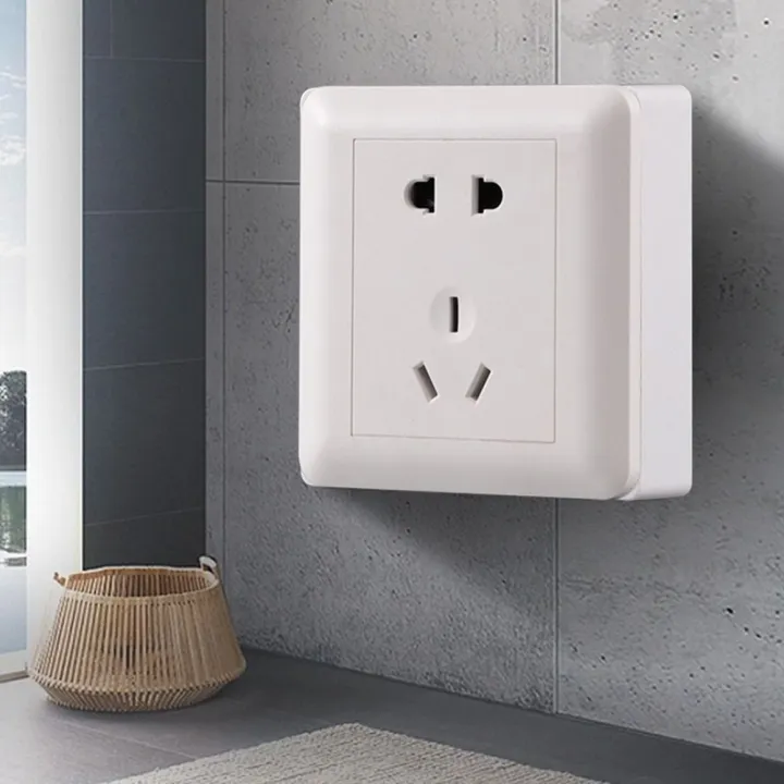 New%2086%20Type%20Socket%20Surround%20Cover%20Square%20White%20Grey%20Switch%20Socket%20Panel%20Plastic%20Outlet%20Box%20Extender%20-%20Image%203